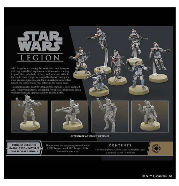 Star Wars Legion - ARC Troopers bagside