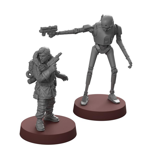 Star Wars Legion - Cassian Andor and K2SO indhold