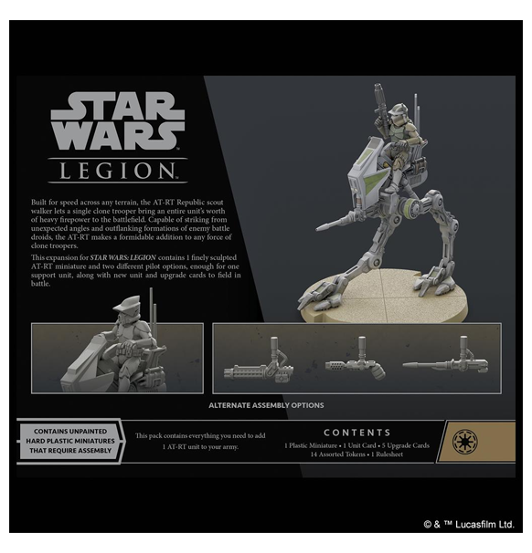 Star Wars Legion - Republic AT-RT bagside