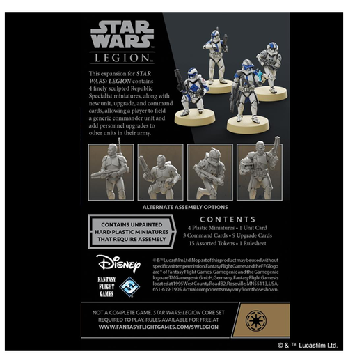 Star Wars Legion - Republic Specialists bagside