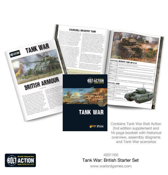 Bolt Action: Tank War - British Starter Set indhold