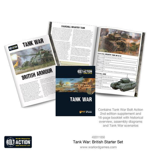 Bolt Action: Tank War - British Starter Set indhold