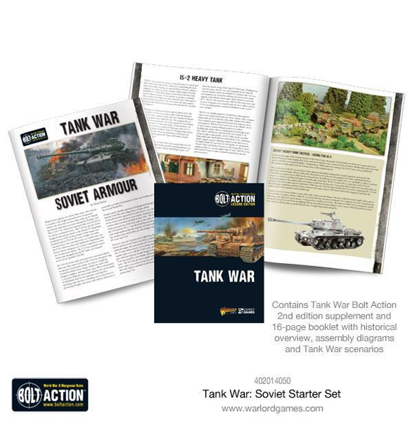 Bolt Action: Tank War - Soviet Starter Set indhold