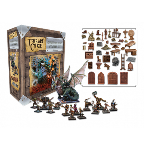 Terrain Crate: Game Masters Dungeon Starter Set indhold