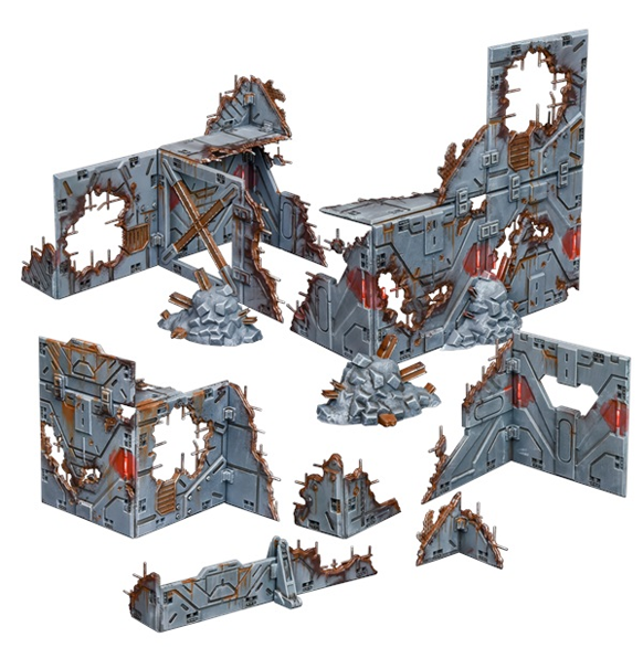 Terrain Crate: Battlefield Ruins indhold