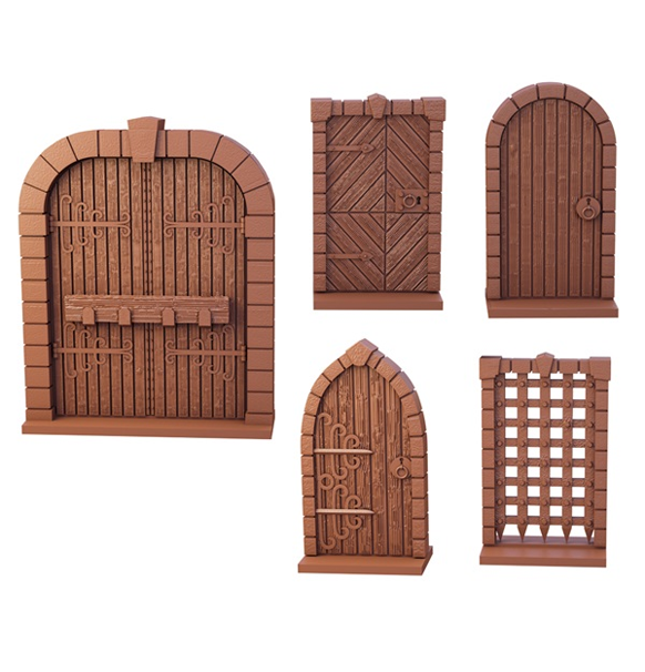 Terrain Crate: Dungeon Doors indhold