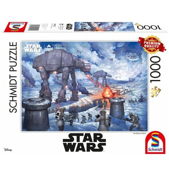 Thomas Kinkade: Star Wars - The Battle of Hoth - 1000 (Puslespil)