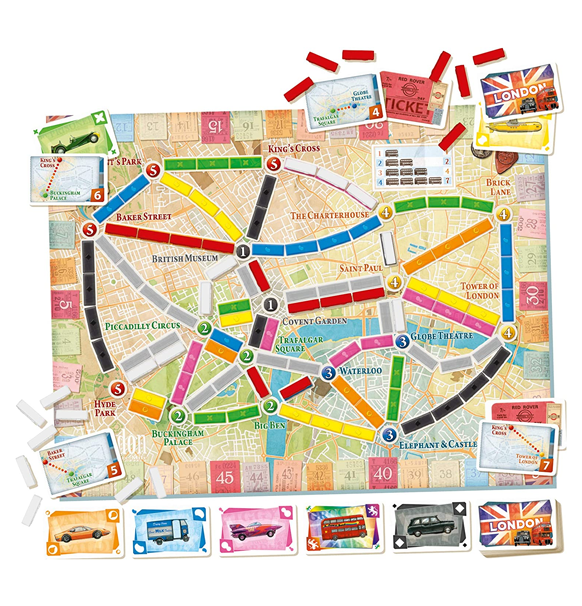 Ticket to Ride London indhold