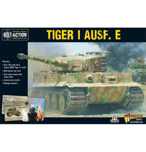 Bolt Action: Tiger I - Ausf E Heavy Tank forside