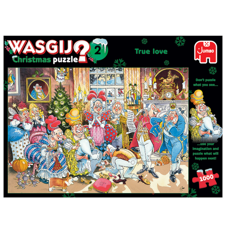 Wasgij Christmas: True Love! - 1000 (Puslespil) boksen