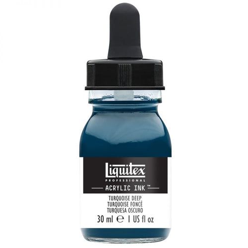 Liquitex Acrylic Ink - Turquoise Deep 30ml