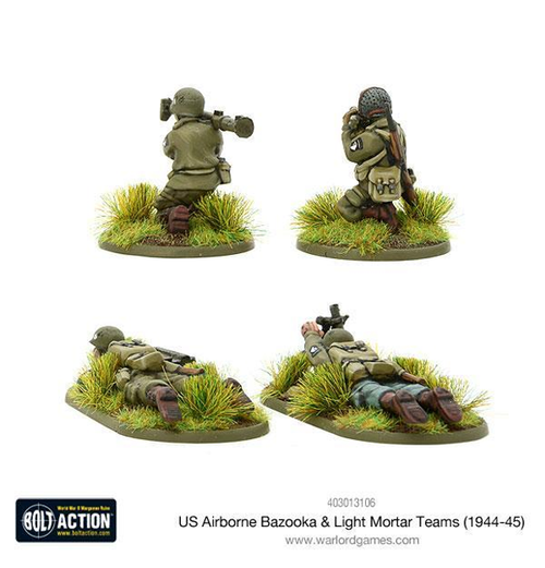 Bolt Action: US Airborne Bazooka & light mortar teams - 1944-45