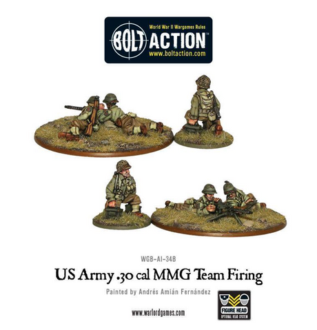 Bolt Action - US Army 30 Cal MMG Team Firing forside