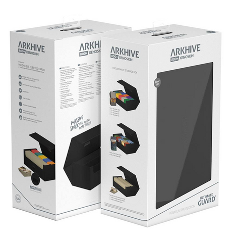Ultimate Guard: Arkhive™ 800+ Standard Size XenoSkin™ - Monocolor Blac
