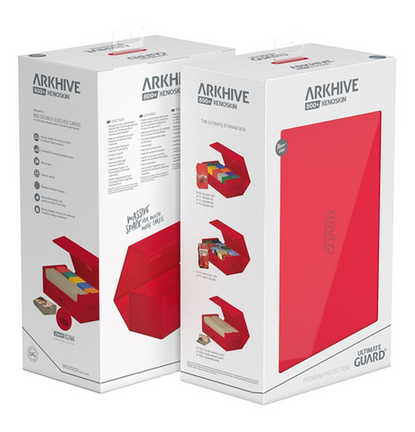 Ultimate Guard: Arkhive™ 800+ Standard Size XenoSkin™ - Monocolor Red