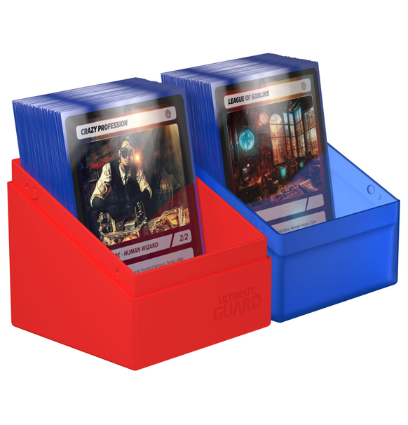 Ultimate Guard: Boulder Deck Case - 100+ Synergy Blue/Red