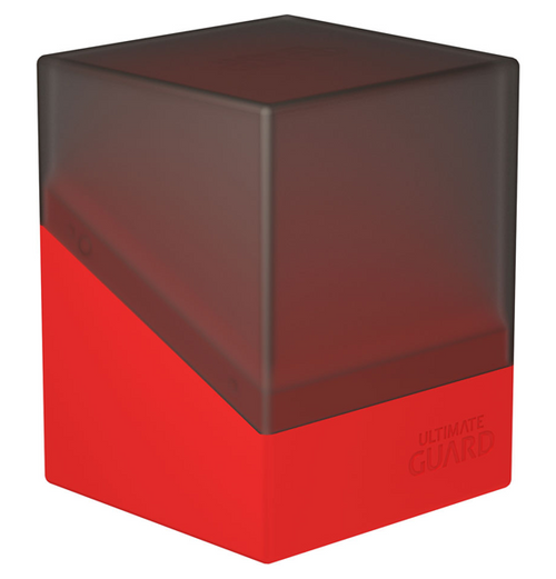 Ultimate Guard: Boulder Deck Case - 100+ Synergy Black/Red