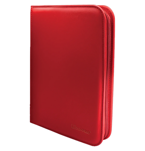 Ultra Pro: Vivid 4-Pocket Zippered Pro Binder - Red