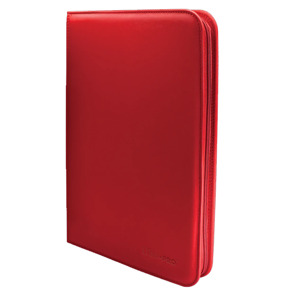 Ultra Pro: Vivid 9-Pocket Zippered Pro Binder - Red