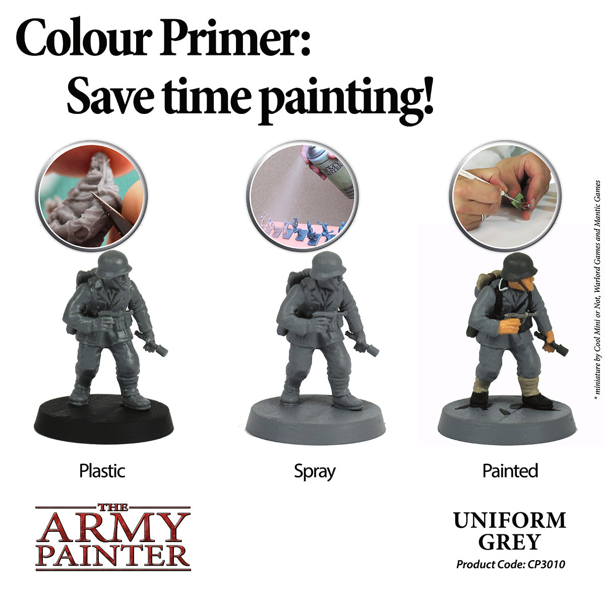 Army Painter: Uniform Grey Primer Spray
