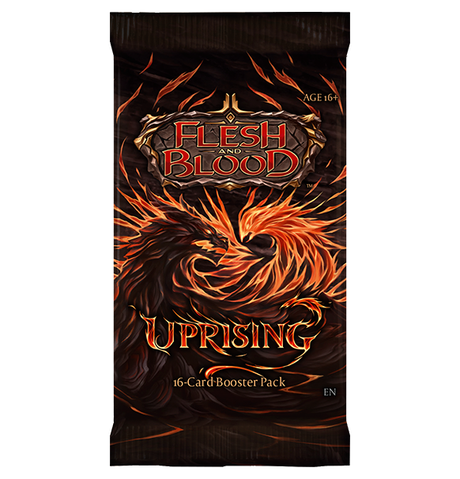 Flesh and Blood TCG: Uprising Booster forside