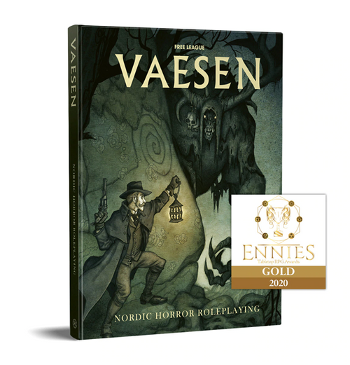 Vaesen RPG: Nordic Horror Roleplaying - Core Rulebook forside