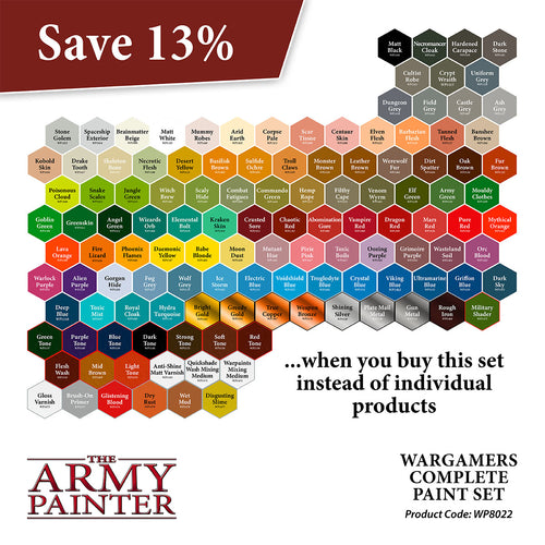 Army Painter: Wargamers - Complete Paint Set