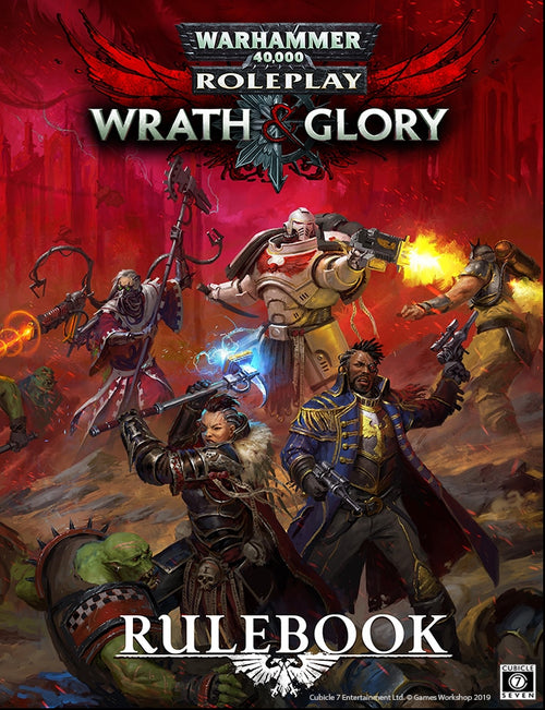 Warhammer 40000 Roleplay Wrath and Glory - Rulebook forside