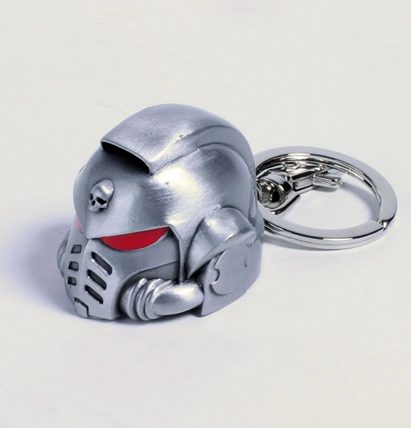 Warhammer 40K: Primaris Space Marine - Metal Helmet Keychain