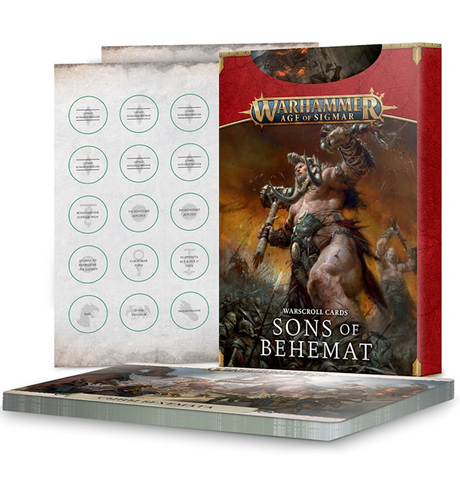 Age of Sigmar: Sons of Behemat - Warscroll Cards (Eng)