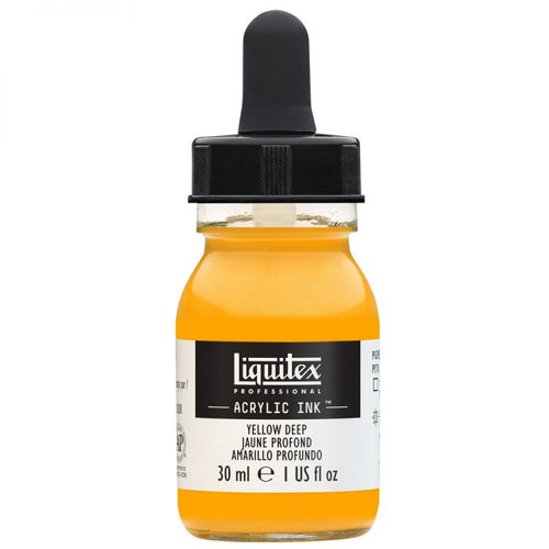 Liquitex Acrylic Ink - Yellow Deep 30ml
