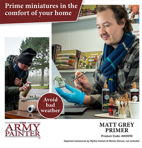 Army Painter: Air Primer - Matt Grey