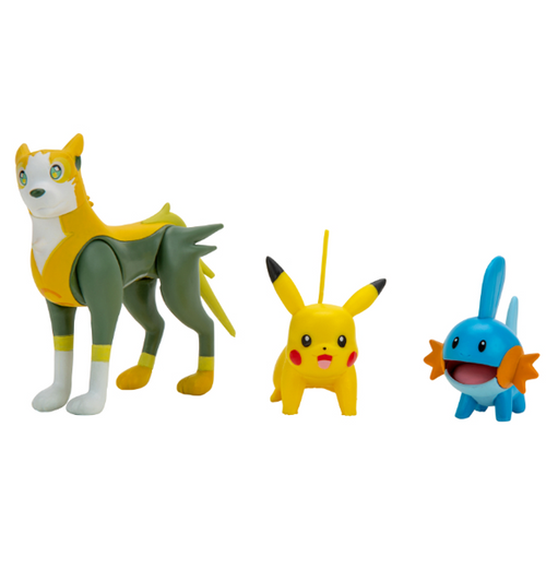 Pokemon: Battle Figure - Mudkip Pikachu & Boltund