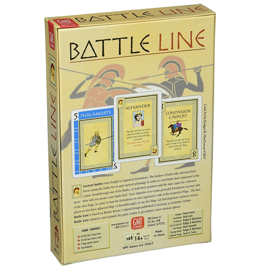 GMT: Battle Line - Original 11th printing bagside