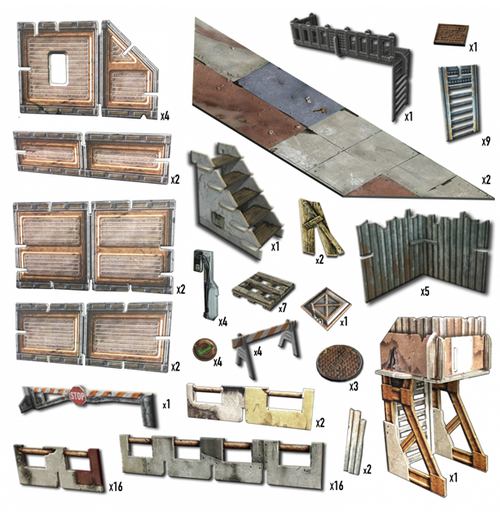 Battle Systems: Shanty Town - Core Set indhold