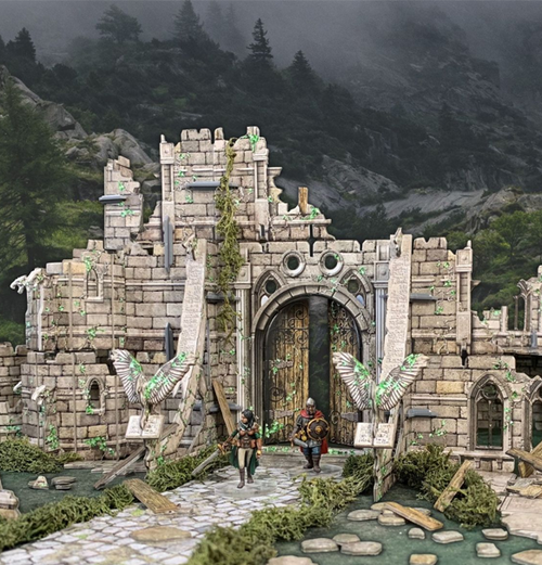 Battle Systems: Ruined Monastery eksempel