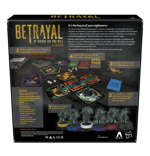 Betrayal at House on the Hill - 3rd Edition bagside