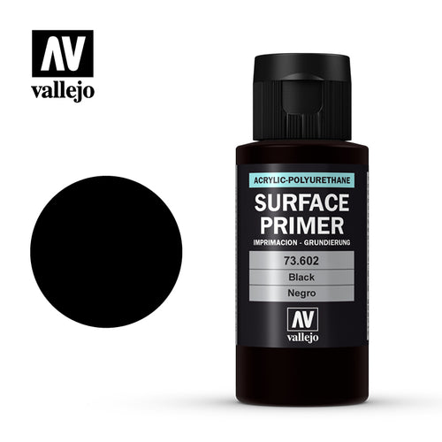 (73602) Vallejo Surface Primer - Black (60ml)