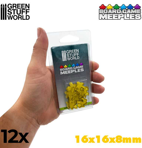 Green Stuff World: Board Game Meeples - Yellow