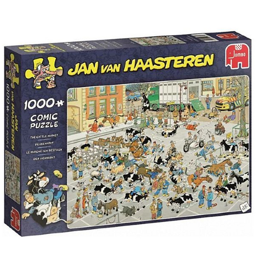 Jan Van Haasteren Cattlemarket 1000 (Puslespil)