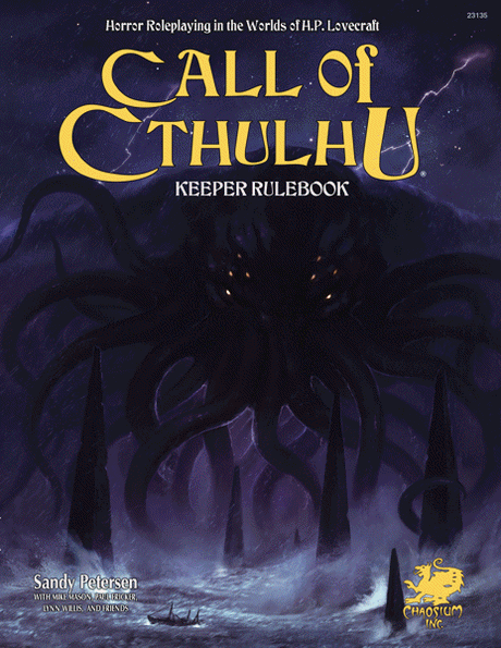 Call of Cthulhu RPG Keeper Rulebook Front