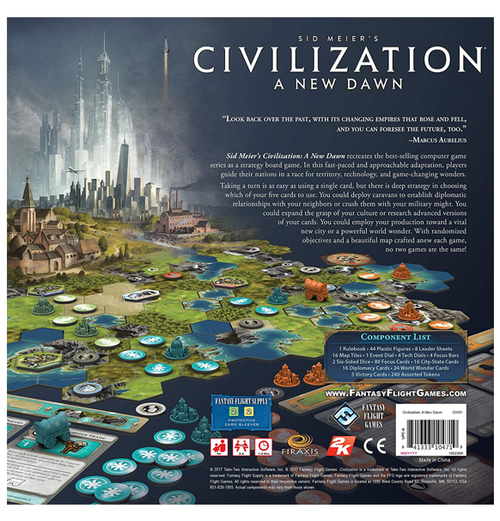 Civilization - A New Dawn bagside