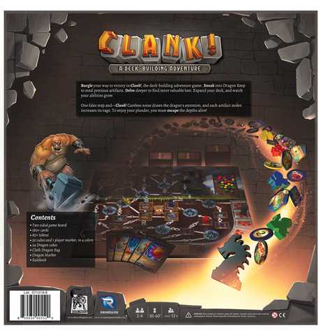 Clank! A Deck-building Adventure bagside
