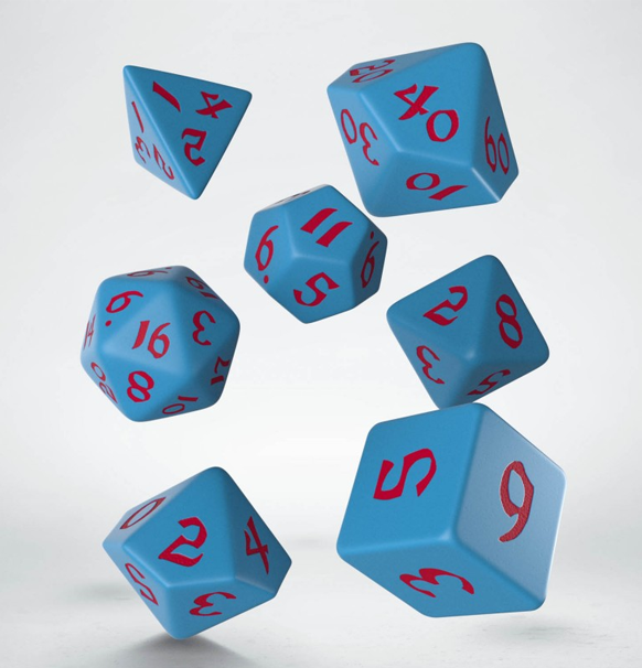 Classic Runic: Dice Set - Blue & Red indhold