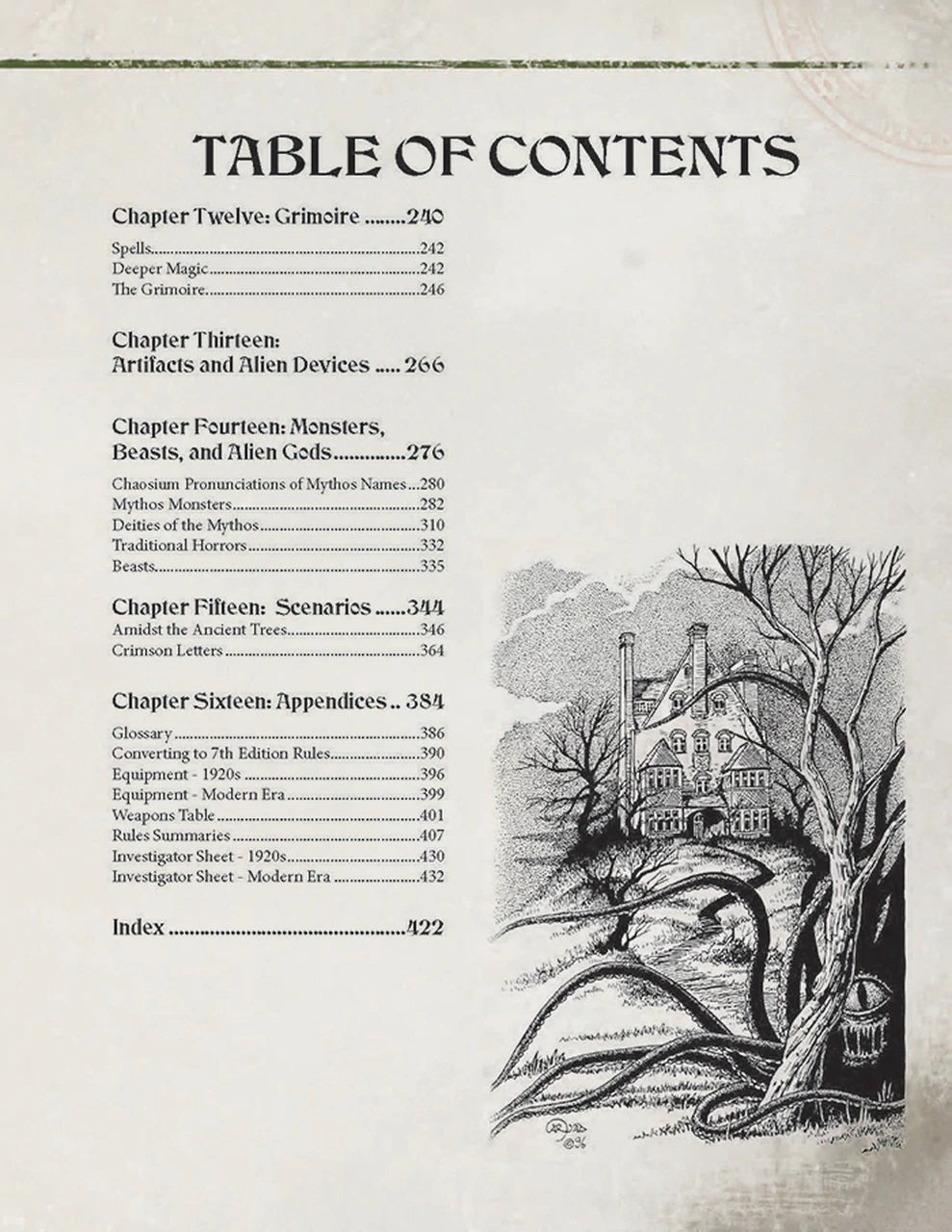 Keeper Rulebook Table of contents P1