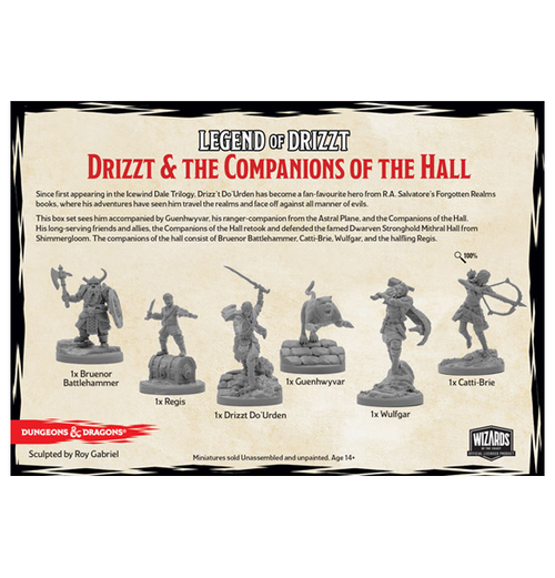 Dungeons & Dragons: 5th Ed. - The Legend of Drizzt - Companions of the Hall