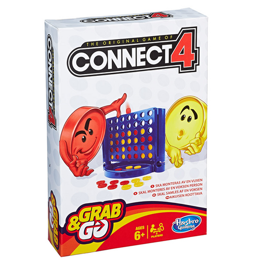 Connect 4 - Grab and go (Dansk)