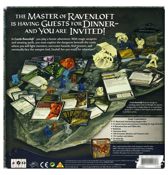 D&D Castle Ravenloft - Board Game