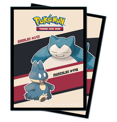 Ultra Pro: Deck Protector Sleeves for Pokémon - Snorlax & Munchlax (65)