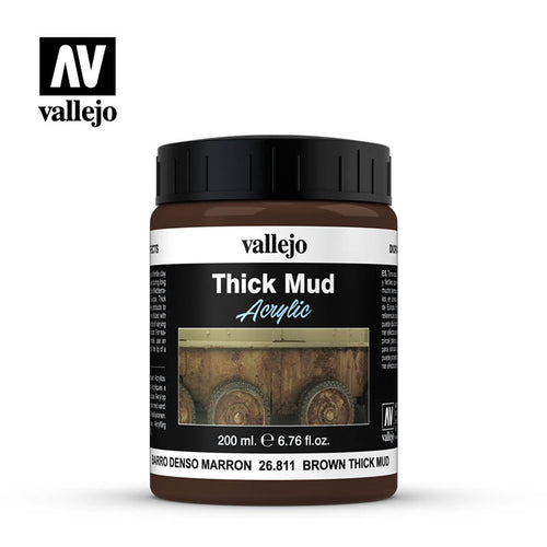 (26811) Vallejo Brown Thick Mud - Texture paint
